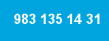 983 135 14 31 983 135 14 31